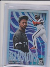 2020 Donruss Optic Illusions Holo #OI-8 Eloy Jimenez Silver 01/08-NM-MT
