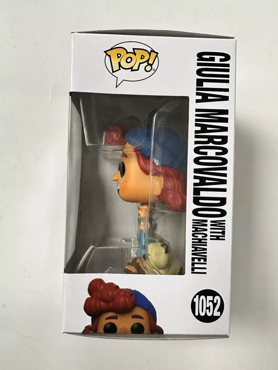 Funko POP Disney: Luca – Giulia Marcovaldo with Machiavelli Vinyl Figure,  Multicolor, 3.75 inches