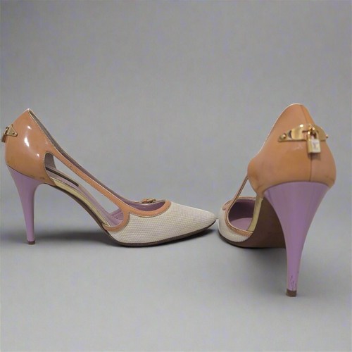 Louis Vuitton Chérie Patent Leather Heels – Size 37.5 EU - Picture 6 of 13