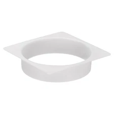 8" Duct Connector Flange ABS Plastic Mounting Plate Hose Pipe Adaptor