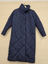 French Connection Navy Quilted Puffer Coat XS...