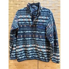 Patagonia Women's Aztec Lightweight Synchilla Snap-T Pullover Style 25455 M