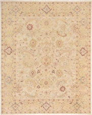 Vintage Oriental Hand-Knotted Carpet 8'2" x 10'1" Traditional Wool Area Rug