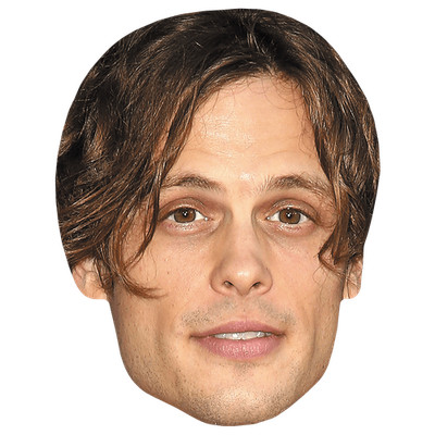 Matthew Gray Gubler (lange Haare) Promi Maske, flaches Kartengesicht, Kostüm Maske