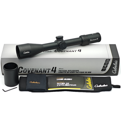 実物 Cabela's Covenant 4 6-24x50 FFPスコープ Cabela's Covenant 4 6-24x50mm FFP Rifle Scope HPVO w/ TAC-36 MOA