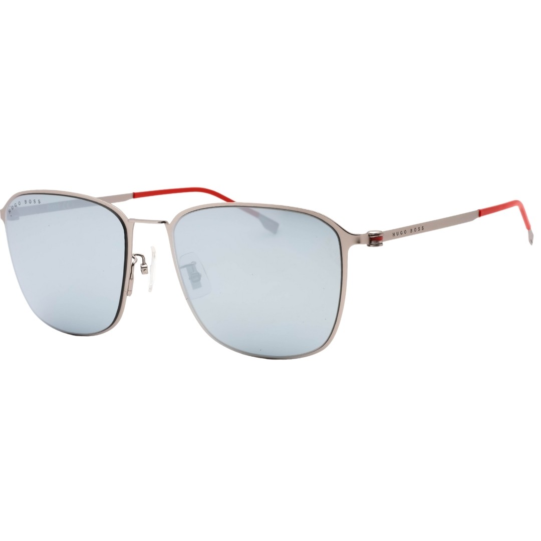 Hugo Boss Extra White ML Lens Matte Ruthenium Silver Sunglasses thumbnail 2