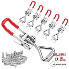 6 Pack Toggle Latch Clamp 4001, Adjustable Quick Release Pull Latches, toggle