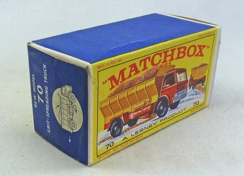 Lesney Matchbox Toys MB70b Ford Grit Spreading Truck ORIGINAL Empty E2 Type Box
