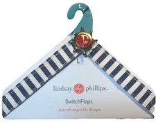Lindsay Phillips SwitchFlops Women's Interchangeable Straps, Size Large