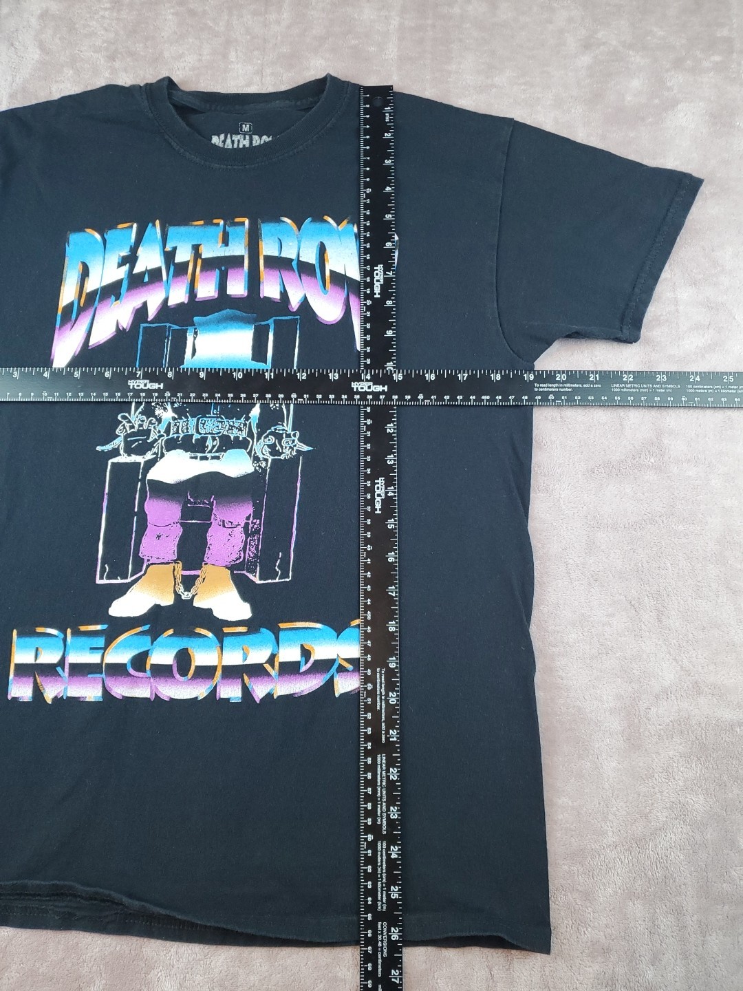 FILA T shirt Death Row Records taglia media uomo nera