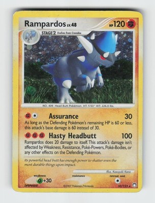 Rampardos (Cosmos Holo) 33/123 Holo Rare Deck Exclusives Pokemon MP Kano