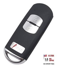 Horande 3 Buttons Replacement Key Fob Cover Case fit for Mazda 3 CX3 CX5 CX7 1