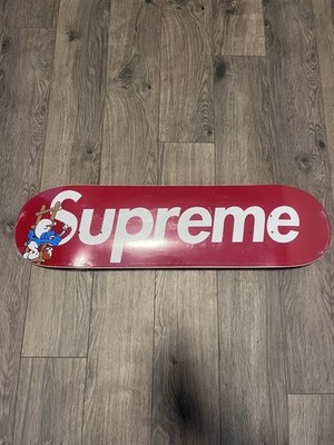 Supreme x Smurfs Skateboard Deck Red FW20 – Brand New – Shrink