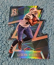 2016 Spectra Die-Cut LeSean McCoy Buffalo Bills Blue 34/35 #12