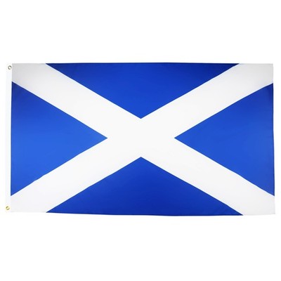 AZ FLAG Scotland Flag - 3x5 Ft - Light Polyester Scottish Banner with Two Bra...