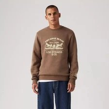 Levi's Men's Logo Crew Neck Standard Fit Sweatshirt