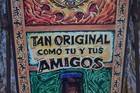 NOS Coors Banquet Beer tin sign TAN ORIGINAL como tu y tus AMIGOS AZTEC look sun — photo 3