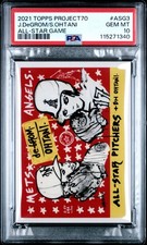 2021 Topps Project70 Jacob deGrom Shohei Ohtani All Stars #ASG3 PSA 10 Low POP