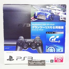 Sony PlayStation 3 PS3 CECH-4200B Starter Pack Gran Turismo 6 Bundle Schwarz NEU