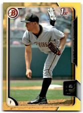 2015 Bowman Prospects Yellow Adrian Sampson Pittsburgh Pirates #BP20