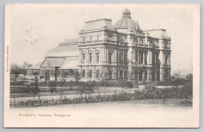 Glasgow Peoples Palace Scotland 1906 Valentines Series Edwardian Topography