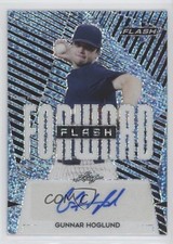 2021 Leaf Flash Flash Forward Platinum Blue 17/50 Gunnar Hoglund #GH1 Auto 2b2