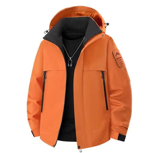 Mens Puffer Jacket Hooded Winter Heavyweight Parka Warm Padded Coat Windproof - product listing photo