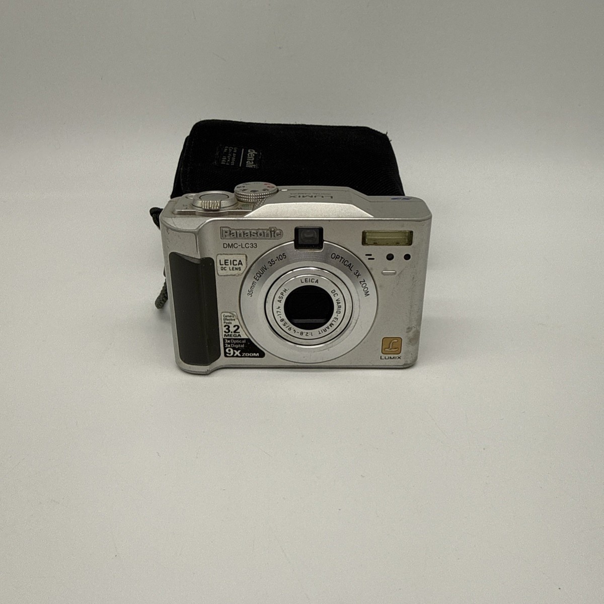 Panasonic Lumix DMC-LC33 3.2MP Point & Shoot Digital Camera Leica