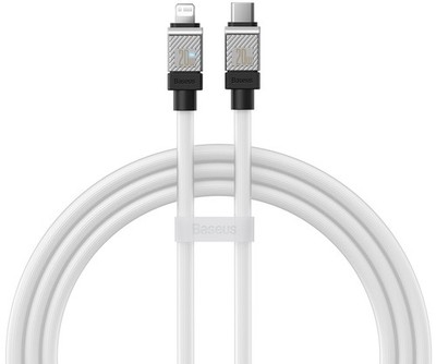 200cm Original LogiCell Baseus 8-Pin Kabel für İphone 13 /14 Pro / Pro Max weiß