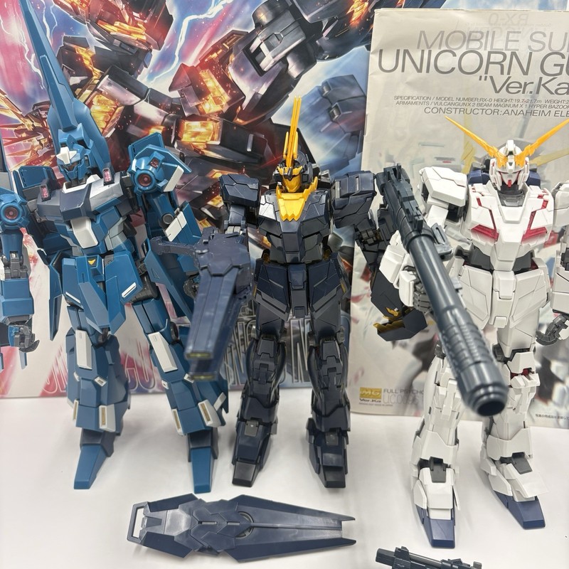 MG 1/100 Unicorn Gundam Ver.Ka Banshee ReZEL Gunpla Built Model Kit Set Bandai