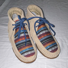 Twisted X WDM0064 Women s 6M Leather Aztec Fringe Lace-Up Moccasins