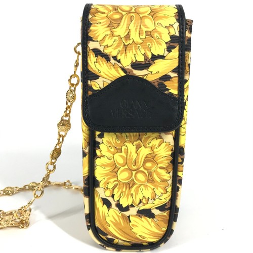 VERSACE vintage Leopard mobile bag leopard Chain Bag Pochette Shoulder Bag - Bild 10 von 13
