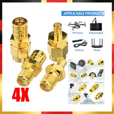 SMA HF Adapter SMB Buchse auf RP-SMA Stecker Haben Pin+Außengewinde Antenne nue
