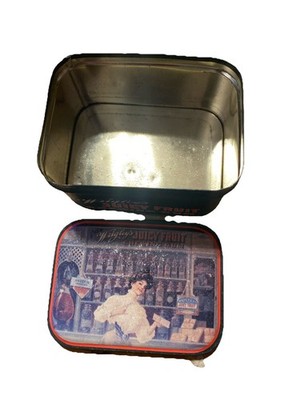 Wrigleys Juicy Fruit gum tin - Bristol Ware- 1928 Jewelry Company edition(RARE)
