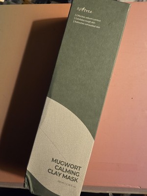 ISNTREE Mugwort Calming Clay Mask 100ml/3.38oz Full Size NWB Exp 4/26