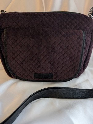 Vera Bradley Carson Mini Shoulder/Crossbody Bag Blackberry Wine Quilted Zip NWT