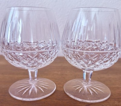 Waterford Maeve Tramore Crystal Brandy Balloon Glass Snifters VTG 5 1/4  Lot (2)