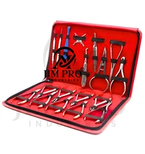 18pcs Dental Orthodontic Pliers Set Dentistry Orthodontic Kit with Carrying Case