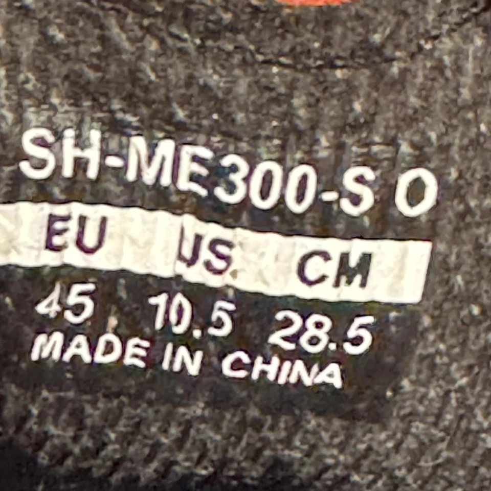 Shimano SH-ME300 ME3 Zapatos de Ciclismo para Hombres 10.5 EU 45 Negro Rojo SPD Botines MTB Foto 3 de 4