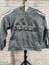 Adidas Children's Athletic Hoodie Size 4 - Gray