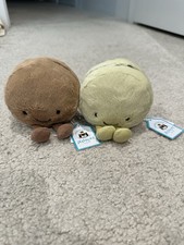 Jellycat Amuseables Mona And Max Macaron - Authentic - New with Tags