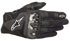 SMX 1 Air V2 Motorcycle Gloves Lightweight Ventilated Design X-Large Black
