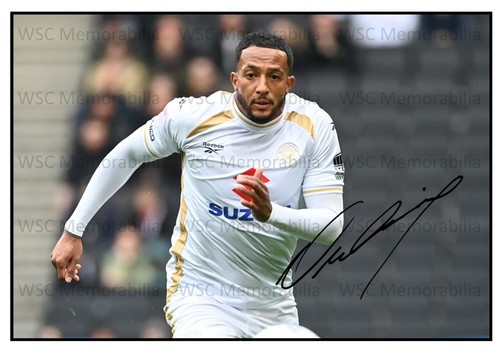 11566. Nathaniel Mendez-Laing Signed Pictures A4 Prints MK Dons Derby County etc