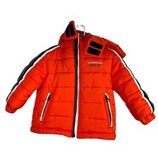 London Fog Boys 54E18 Puffer Jacket - Orange - Size 18m