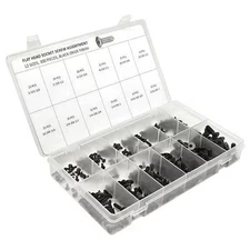 Kerr Lakeside Fhcs631 #6-32 To 5/16"-18 Cap Screw Assortment, Flat, Black Oxide