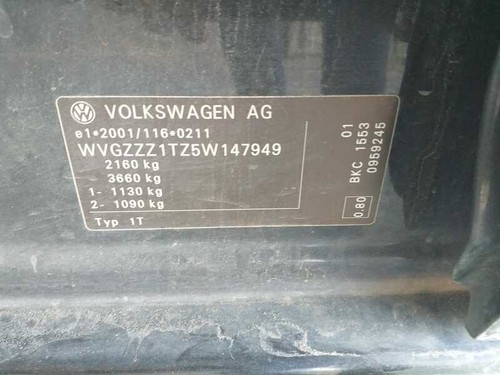 sistema dvd para VOLKSWAGEN TOURAN (1T1) TRENDLINE 2003 346603 - Imagen 11 de 11