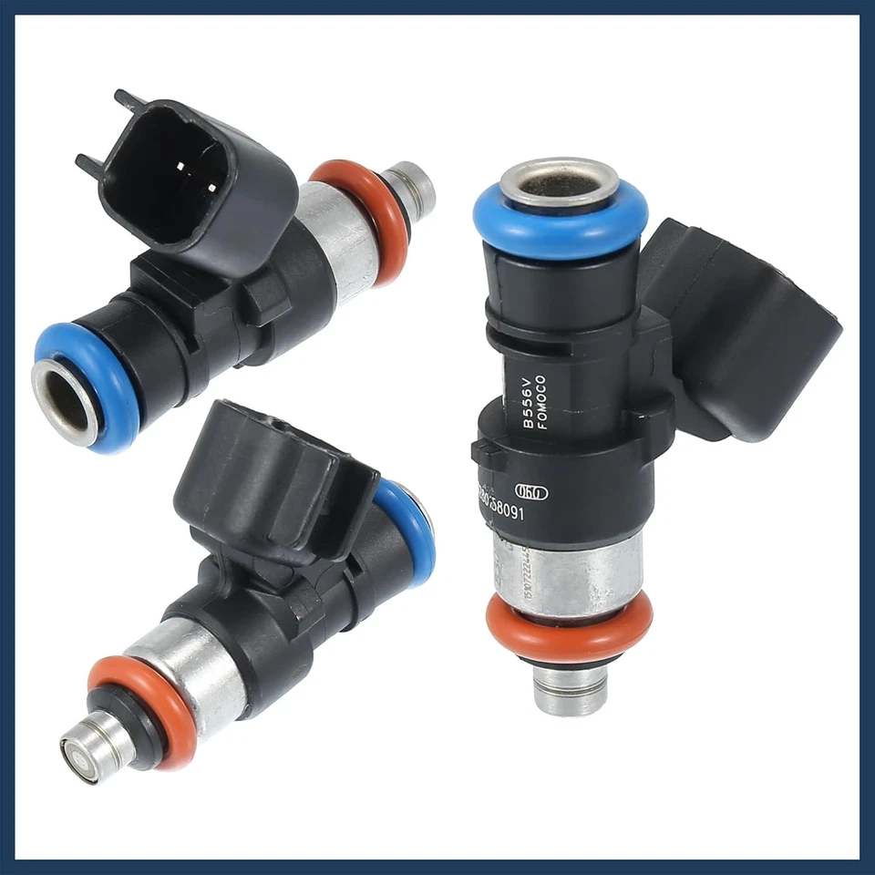 Inyector de Combustible, para Ford Taurus Limited, SEL 3.5L 1.97"x1.38"x0.79", Negro  Foto 4 de 4