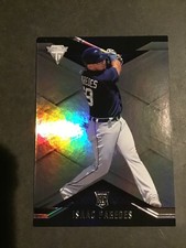 2021 Chronicles Baseball Isaac Paredes Titanium Rookie Card Detroit Tigers 