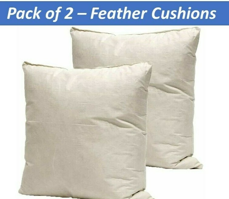 Feather inserts for sofa cushions top