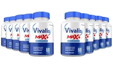 Vivalis Max+ Supplement For Men, Maximum Strength, Vivalis Max + Pills (10 pack)